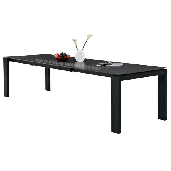 Quality Stone Coated Rectangle Dining Table 3 Meter Heavy Duty Steel Legs for sale
