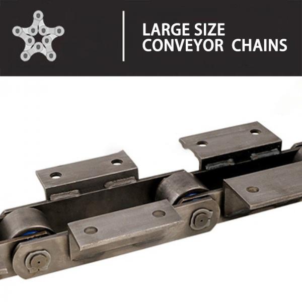 Quality Custom F Flanged Roller Heavy Duty Conveyor Chains for sale
