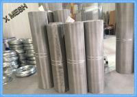 China SUS 304 Fly Screen Mesh , Stainless Steel Insect Screen Mesh Roll Nature Color factory
