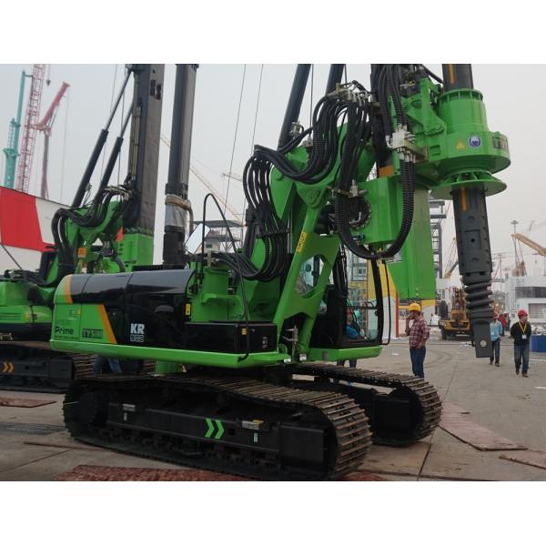 Quality KR90 Max. crowd pressure 90 kN, Foundation Pile Water Well Hydraulic Piling Rig Equipment with 1m Max Drilling Dia for sale