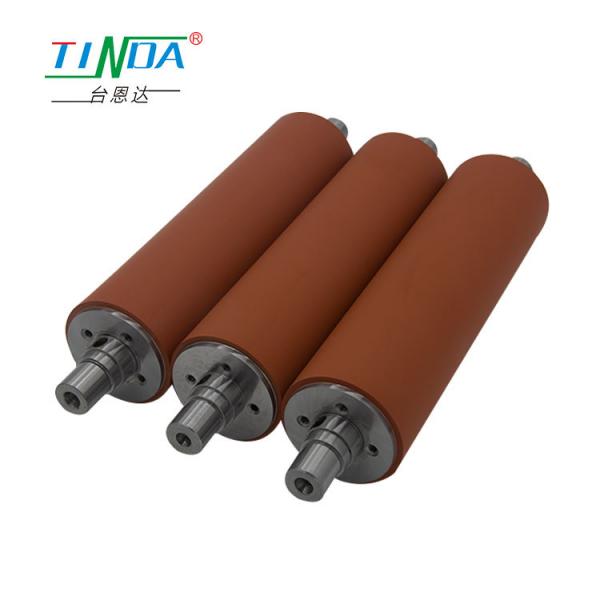 Quality High Temperature Industrial Rubber Roller For Molding Machine Low Noise for sale