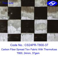 Quality Ultra Thin Carbon Fiber Fabric 12K T800 Wide 37GSM Carbon Fiber Spread Tow Fabric for sale