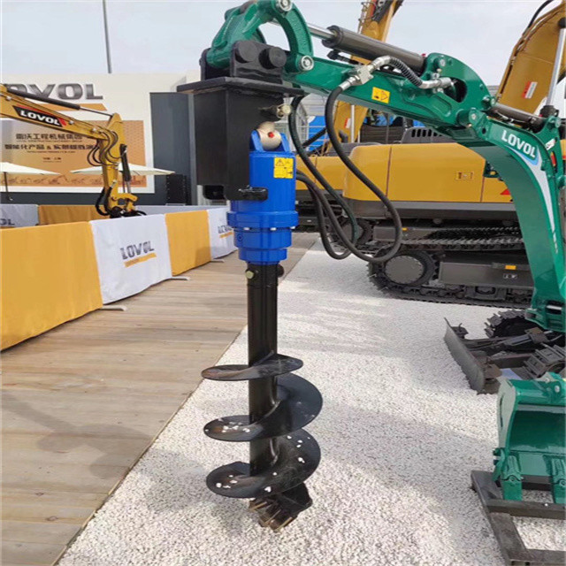 China APIE Hydraulic Earth Drill Auger Attachments For Excavators Skid Steers Mini Loaders factory