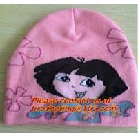 China 100% cotton, Oversize Knit Cap for children, pictures of knit caps for children, knit hats factory