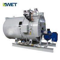 Quality Gas oil hot water boiler Environmentally friendly WNS 2.1 MW 200kg/h Diesel Consumption for sale