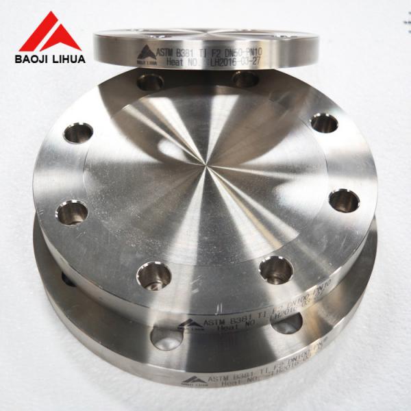 Quality Grade 12 Titanium Blind Flange 3 4" High Strength Machined Finish for sale