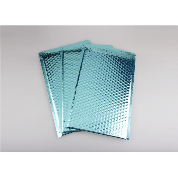Quality Turquoise Color Metallic Bubble Mailers Padded Envelopes 360x460 #A3 Size for sale