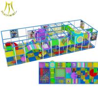 China Hansel kids play center indoor playground maze equipment soft playhouse factory