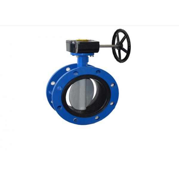 Quality Manual NBR Seats Cast Iron Butterfly Valve / PN16 Butterfly Valve Simple for sale