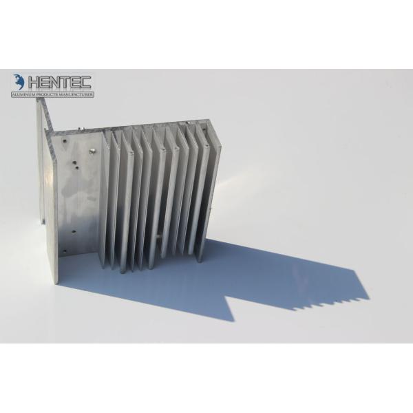 Quality 6061 / 6063 Aluminum Heatsink Extrusion Profiles With CNC Machining Polishing for sale