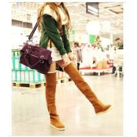 China Newest Fashion Women's Knee Boots Over Knee Inner Wedge Boots Ladies Sexy Winter Snow boot factory