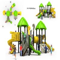 Quality Staticproof Kids Playground Slide With Plastic Tunnel UVproof for sale