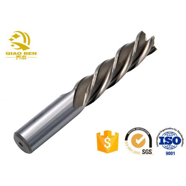 Quality Spiral Rounded Edge End Mill Non - Uniform U Groove Design Smooth Chip Removal for sale