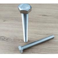 China Stainless Steel 18 - 8 Full Coarse Thread Hex Head Tap Bolt With Six Sided Head factory