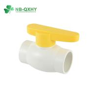 China Fixed Ball Valve Indian Style Yellow Plastic ABS Handle Piping System Customization factory