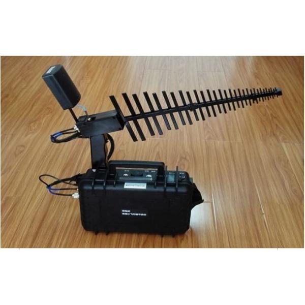 Quality 5 Bands Drone Rf Jammer , Easy Carrying Drone Signal Blocker With High Accuracy for sale