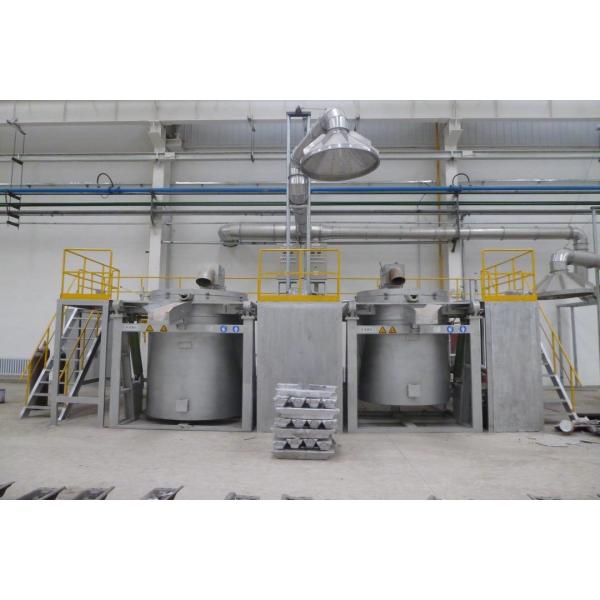 Quality LPG NG Aluminum Vacuum Induction Melting Furnace 0.30MPa For Aluminum Alloy for sale