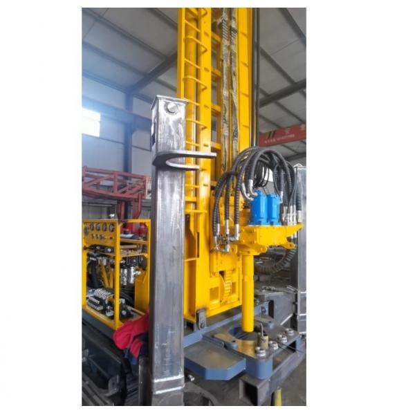 Quality 400 Meter Borehole Drilling Rig , DTH Rig Machine For Water Well Drilling for sale