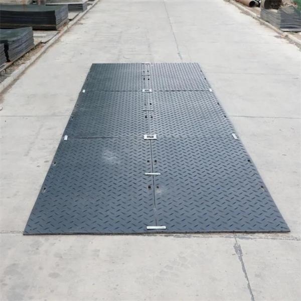 Quality 4x8ft Outdoor Composite Plastice HDPE Road Plate Ground Protection Mats for sale