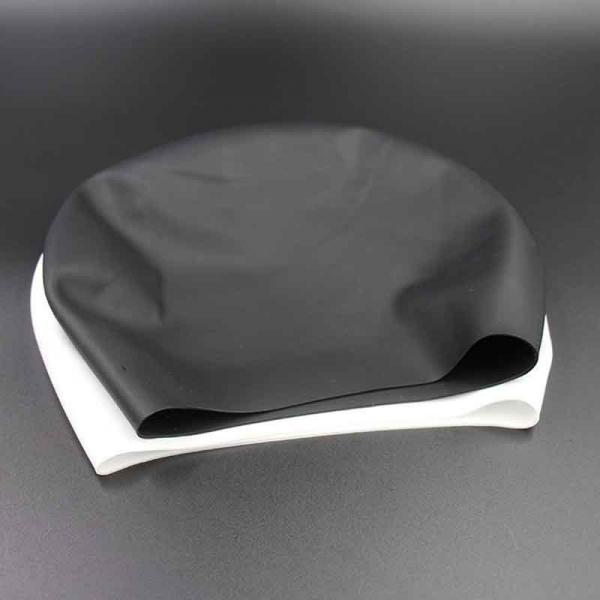 Quality Adult Children Silicone Swimming Hat , Durable Soft Silicone Bathing Cap for sale