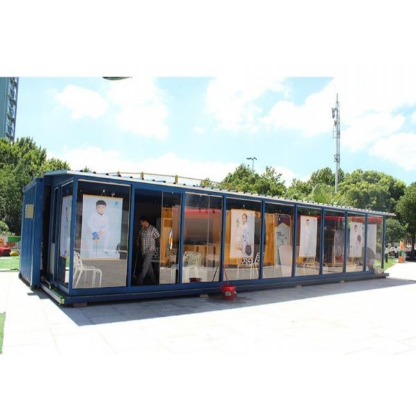 Quality 40HC Expandable Prefabricated Shipping Container Exhibition For Show for sale