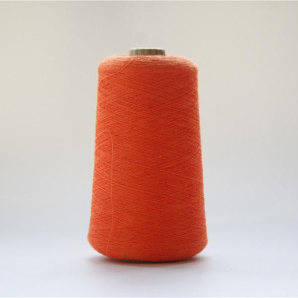 Quality Forest Orange Meta Aramid Fiber Yarn Fire Resistance Ne35/2 for sale