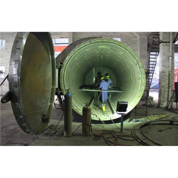Quality Chemical Concrete Autoclave with PLC control and hydraulic pressure door for sale