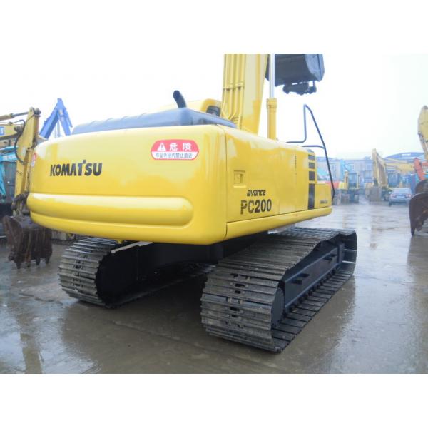 Quality Komatsu PC200 Second Hand Excavators 5400 Hours 2002 Year With 40L Fuel Tank for sale