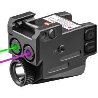 Quality 405nm / 520nm Purple / Green Laser Light Beam Picatinny Mount for sale