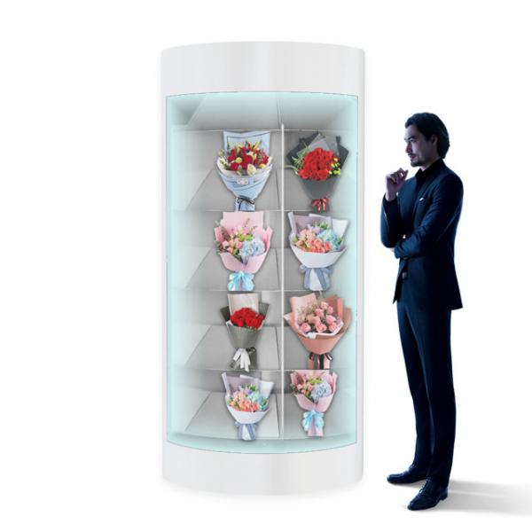 Quality Hospital Retail Lcd Vending Flowers Machine With Combine Cell Cabinet for sale