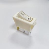 China White LED illuminated Rocker Switch, R4, 33x15mm, ON-OFF,15A 125V for sale