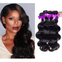 Quality Double Weft 100% Virgin Human Hair Bundles Unprocessed Peruvian Body Wave Hair for sale