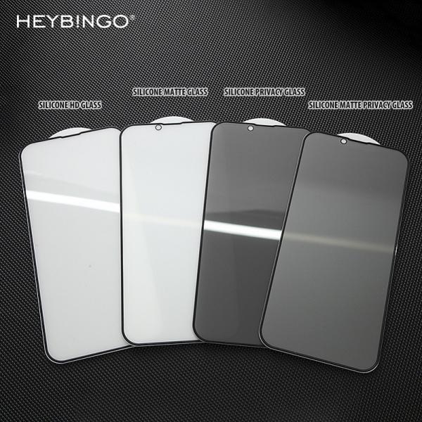 Quality Anti Peep Matte 3D Screen Protector 9H Silicone Screen Protector For Iphone 14 for sale