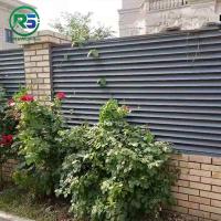 Quality Affordable Louver Yard Contemporary Aluminum Fence Ornamental Security Fence for sale