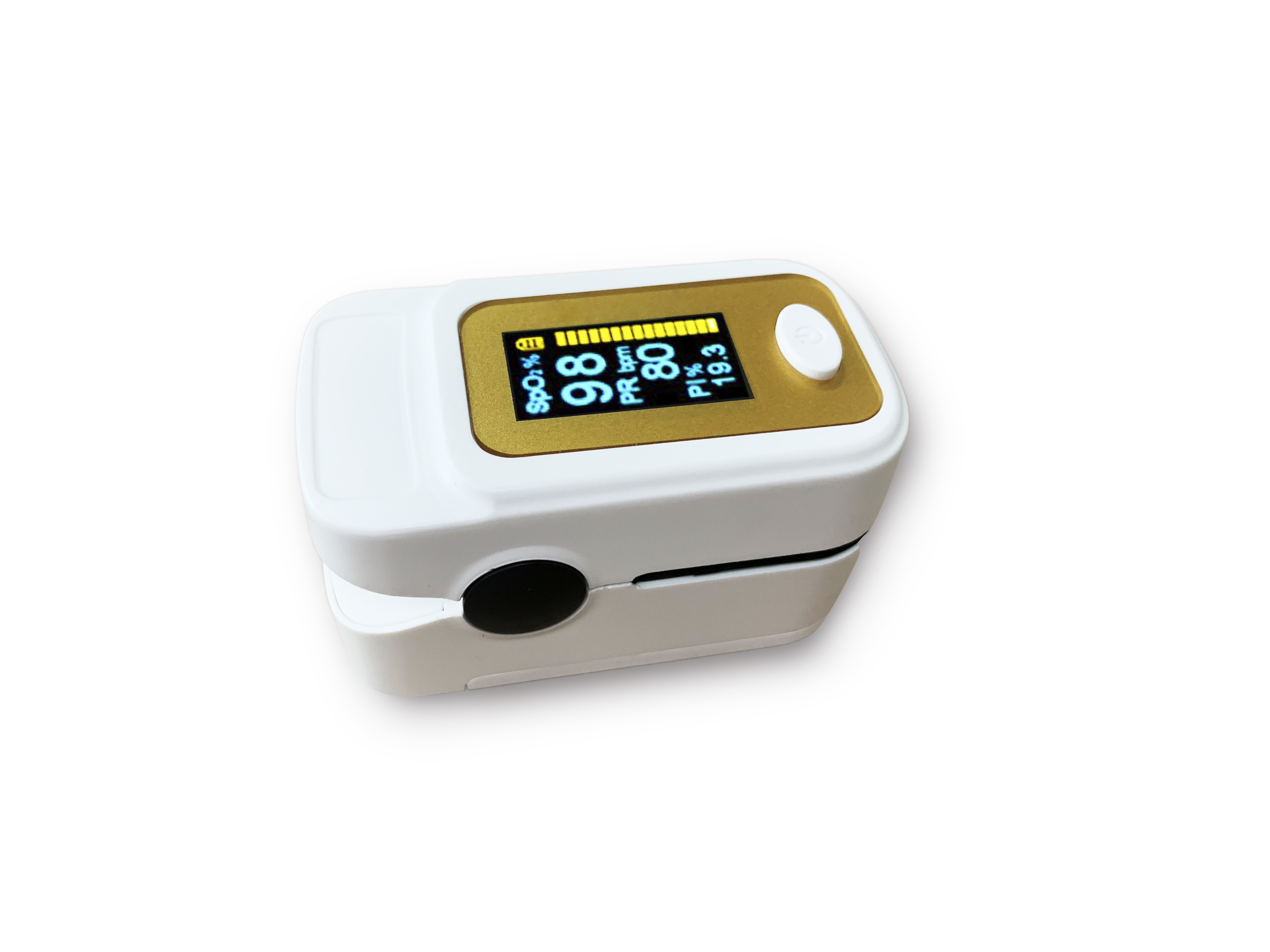 China PI SPO2 Fingertip Pulse Oximeter Blood Oxygen Saturation Monitor , HR Home Blood Oxygen Level Monitor factory