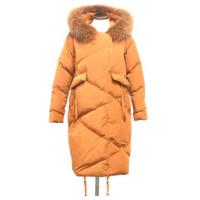 China Customized Women's Heavy Down Jacket , Basic Windproof Down Coat With Hood factory