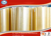 China Transparent BOPP Jumbo Roll , 2 inches and 900 Yard Wrapping Tape factory