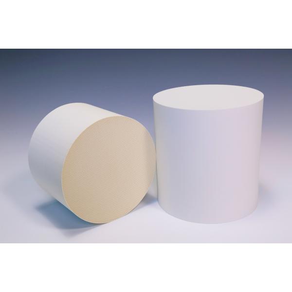 Quality Oval Honeycomb Ceramic Carrier White For Exhaust Gas Purification for sale