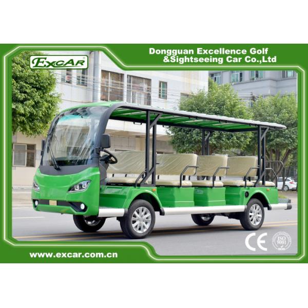 Quality Small Electric Shuttle Bus With Roof & Windshield For Large Parks Playground for sale