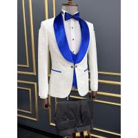 China Wedding Party 3 Piece Tuxedo Suit For Men factory