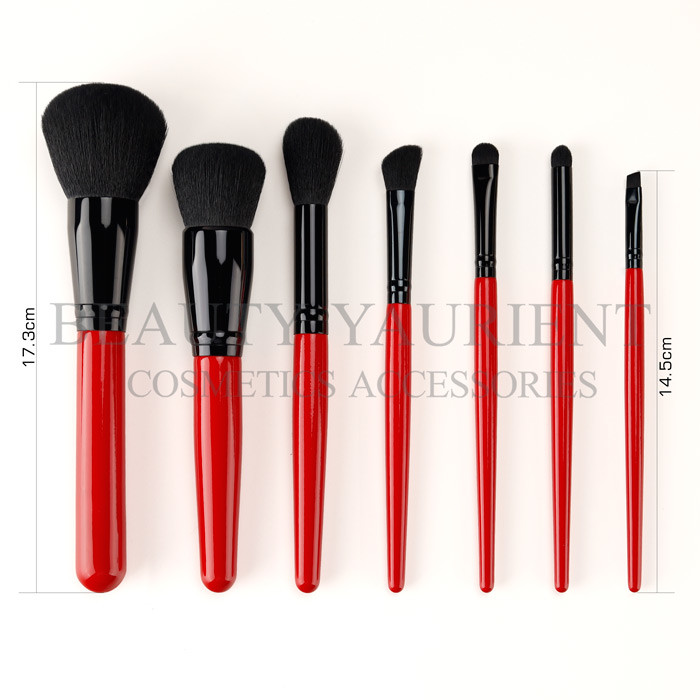 China Professional 7Pcs Vegan Cruelty Luxury Makeup Brush Kit Soft Bristles Hair factory