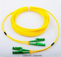 China RoHs Telecom Standard E2000/APC-FC SC Fiber Patch Cords SM Duplex Fiber Patch Cables 3.0mm 9/125 E2000 Optical Jumpers 3 factory