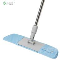 China Class A Cleanroom Autoclavable ESD Mop With Stick Handle Mop Cloth for sale