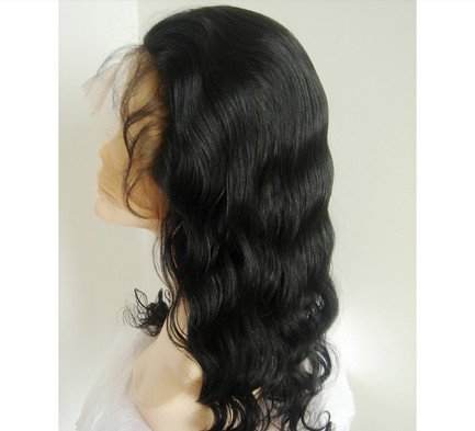 Quality Popular 20 Inch Kinky Curly Human Hair Full Lace Wigs Bouncy And Soft for sale