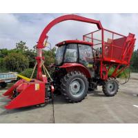 China Self Propelled Tractor Mounted Corn Stalk Silage Harvester Machine Mini Napier Grass Forage Harvester factory