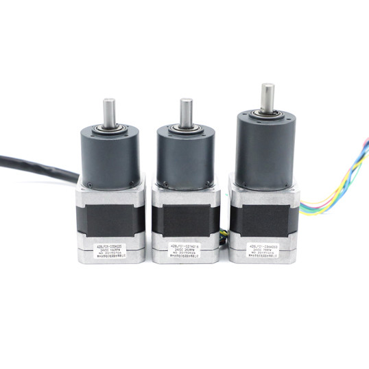 Quality 24v Nema 17 Reduction Gearbox Brushless Motor 42mm 1 216 Ratio 0.66nm for sale
