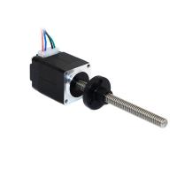 China 2mm Threaded Rod Nema 8 Linear Stepper Motor 25/30mm Length 0.4/0.5A for Manufacturing factory