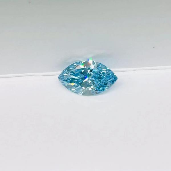 Quality 10 Mohs Loose Lab Made Blue Diamonds Marquise Cut IGI Certified for sale