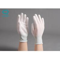 China ESD PU Palm Coated Cleanroom Gloves Anti Static Electronic factory