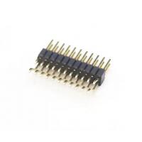 Quality Dual Row 1.27mm Pin Header SMD SMT Right Angle PA6T PA9T LCP for sale